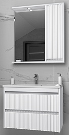 Brevita Мебель для ванной Balaton 75 R белая – фотография-1